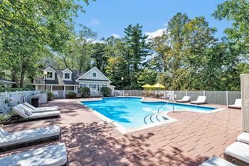 Pool with lounge chairs